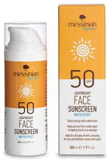 Messinian Spa Matterende Gezichtscr&egrave;me SPF50