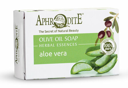 Aphrodite Pure Olijfoliezeep Alo&euml; Vera