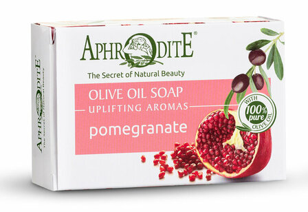 Aphrodite Pure Olijfoliezeep Granaatappel