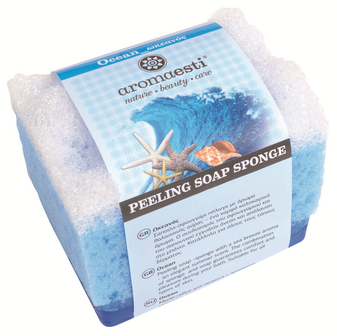 Aromaesti Scrubspons met Olijfzeep Ocean